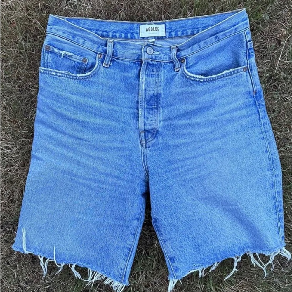 Agolde jean shorts 29 Ira Mid Rise Loose Short In Misunderstood